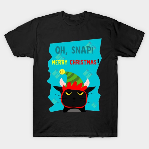 Oh, Snap! Merry Christmas! T-Shirt by dblvnk